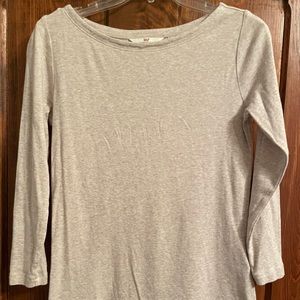 Vineyard Vines Beige Heather Tee Top S